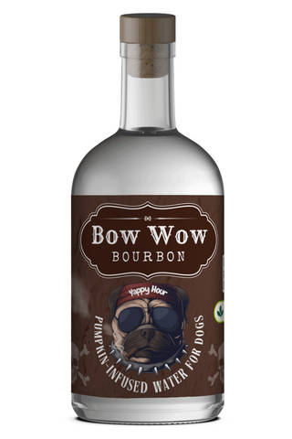 Bow Wow Bourbon - non-alcoholic dog bourbon for pet celebrations by Yappy Hour