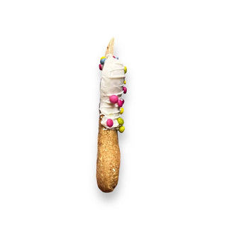 Yum-Wick edible peanut butter cookie candle for dogs