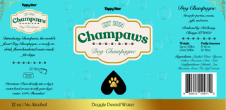 Champaws Dog Champagne — Dental (6-Pack)