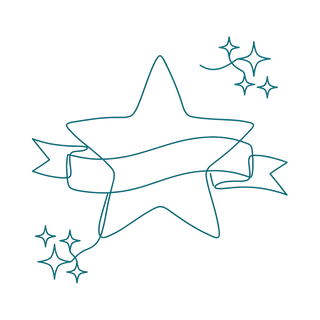 Teal line-art icon for USA-based small businesses