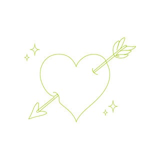 Love Mutts kit — line illustration of a heart